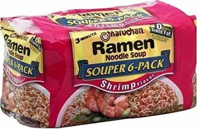 Ramen Noodle Soup, Shrimp