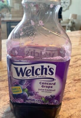 Concord Grape Juice Cocktail From Concentrate