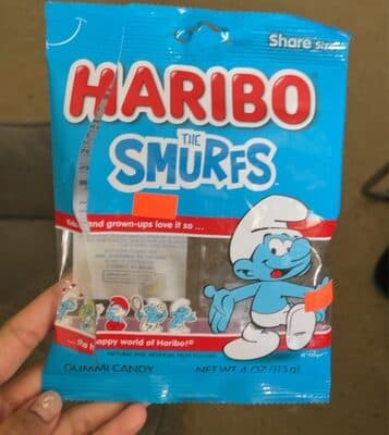 Smurfs gummi candy
