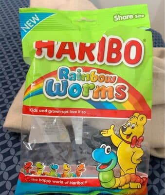 Haribo rainbow worms