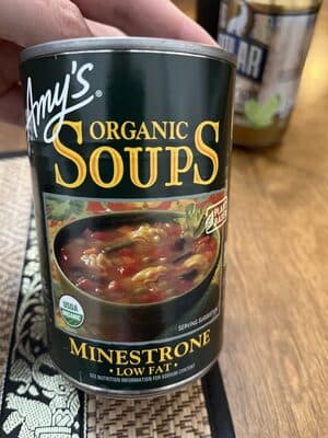 Minestrone Low Fat Organic Soup