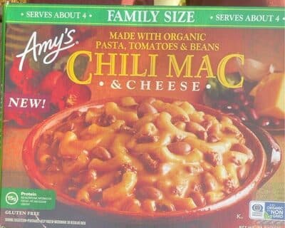 Chili Mac & Cheese Made With Organic Pasta, Tomatoes & Beans