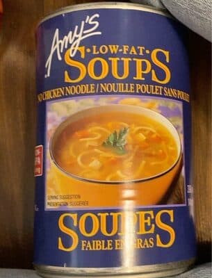No chicken noodle soup