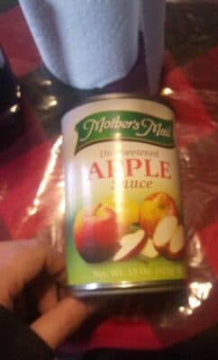 Unsweetened Apple Sauce