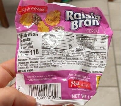 Raisin Bran Cereal