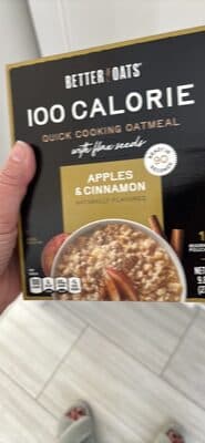 Apples & Cinnamon Instant Oatmeal with Flax Seeds