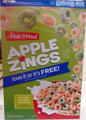 Apple Zings Cereal
