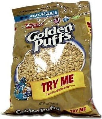 Golden Puffs Cereal