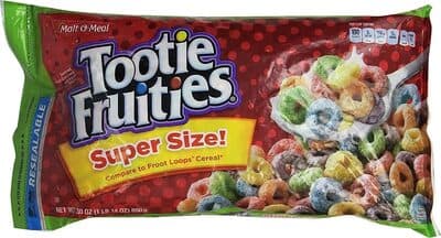 Tootie Fruities Cereal