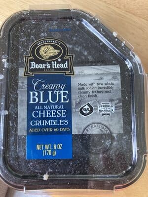 BOAR'S HEAD, CREAMY BLUE CHEESE CRUMBLES