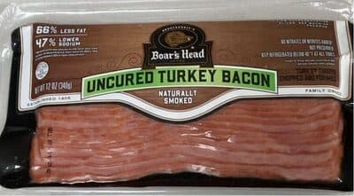 Boar's Head Uncured Turkey Bacon