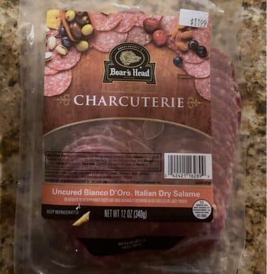 Uncured Bianco D’Oro Italian Dry Salame
