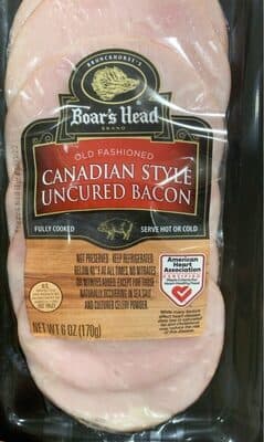Canadian Style Uncured Bacon