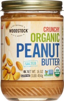 Organic Peanut Butter, Crunchy