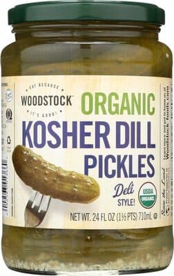 Organic Whole Kosher Dill Pickles