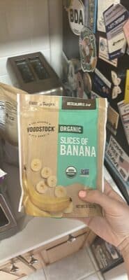 Organic Sliced Bananas