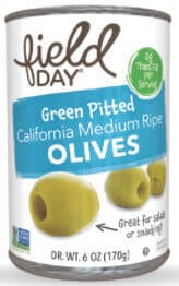 Green Pitted Olives