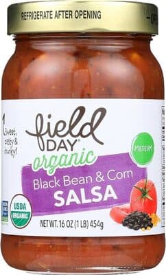 Organic Black Bean & Corn Salsa