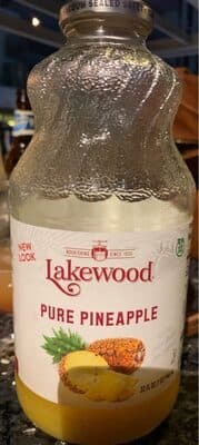 Pure Pineapple 100% Juice From Concentrate