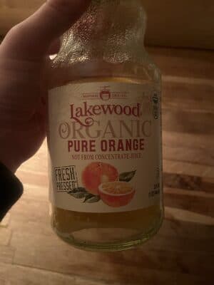 Pure Orange Fresh Pressed Juice