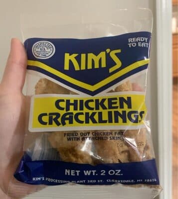 Kim’s chicken cracklings