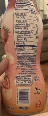Marquez Brothers El Mexicano Drinkable Yogurt Strawberry Banana