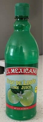 jugo de limón lime juice