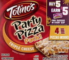 Party Pizza, Triple Cheese