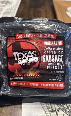 Pork & Beef Smoked Sausage