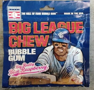 Bubble Gum, Big Rally Blue Raspberry