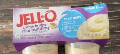 Jell-O Crème Brulée Rice Pudding