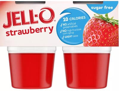 Strawberry Low Calorie Gelatin Snacks