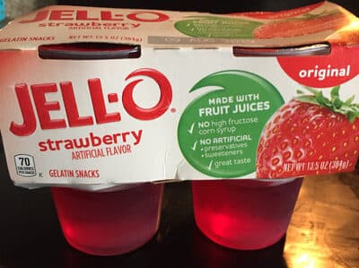 Original Strawberry Gelatin Snacks