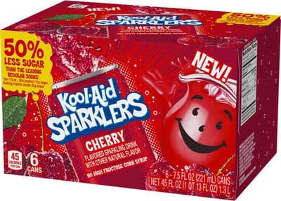 Cherry Flavored Sparkling Drink