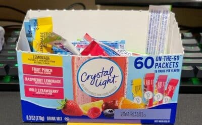 Crystal Light Lemonade, Fruit Punch, Raspberry Lemonade & Wild Strawberry Drink Mix Variety Pack