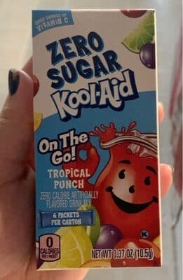 Zero sugar kool-aid on the go