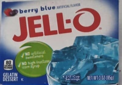 Gelatin Dessert, Berry Blue