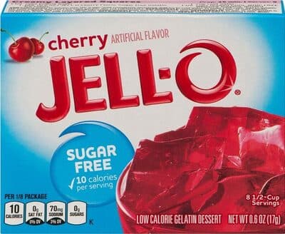 Cherry Low Calorie Gelatin Dessert