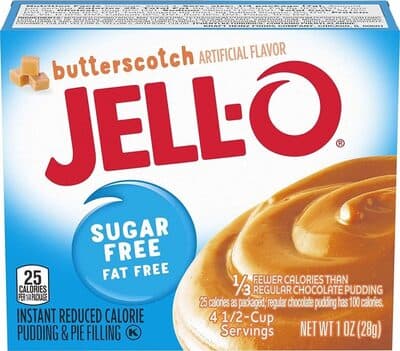 Butterscotch Instant Reduced Calorie Pudding & Pie Filling