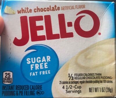 White Chocolate Instant Reduced Calorie Pudding & Pie Filling
