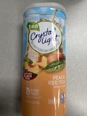 Crystal Light Peach Iced Tea Drink Mix