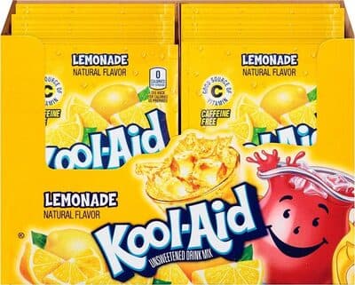 Lemonade Caffeine Free Unsweetened Drink Mix