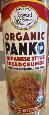 Edward & Sons, Organic Panko Japanese Style Breadcrumbs, Original