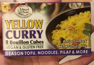 Yellow Curry Bouillon cubes