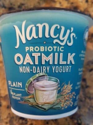 Plain Probiotic Oatmilk Non-Dairy Yogurt
