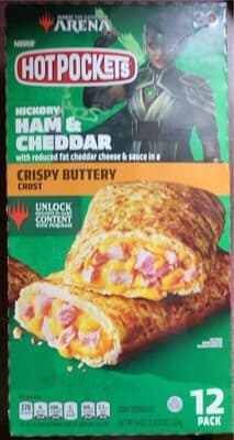 Hickory Ham & Cheddar With Reduced Fat Cheddar Cheese & Sauce In A Crispy Buttery Crust Sandwiches