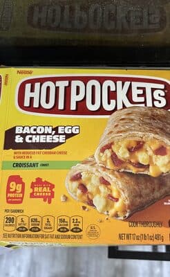 Bacon, Egg & Cheese Hot Pockets