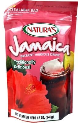 Instant hibiscus drink