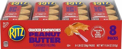 Nabisco Ritz Lunchbox Crackers Peanut Butter