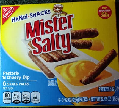 Pretzels 'N Cheese Flavored Dip Snacks